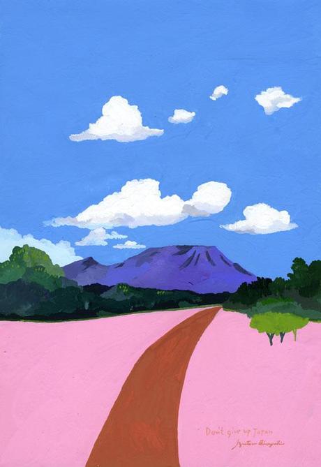 Colorful landscapes painted by Izutsu Hiroyuki