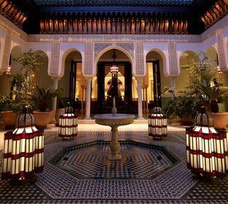 Palace hôtel La Mamounia à Marrakech.