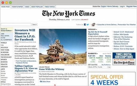 Refonte du site du New York Times