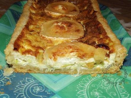 Tarte aux poireaux et au chèvre Photo 004