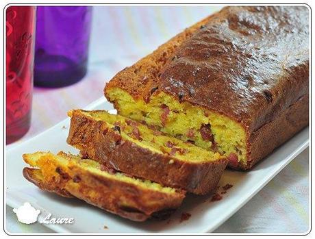 Cake salé façon flammekueche Cake lardons et gruyère