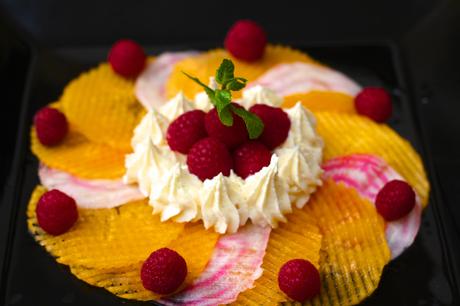 Chef à chef avec Sweet & Joy pour un dessert detox : carpaccio de betteraves chioggia et kaki IMG_7368