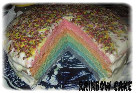 Rainbow cake Rainbow cake