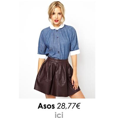 Est-ce que le tout jeans peut devenir trop jeans ? Chemisier chambray Asos