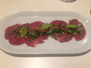 Chaussons argentins Carpaccio de boeuf