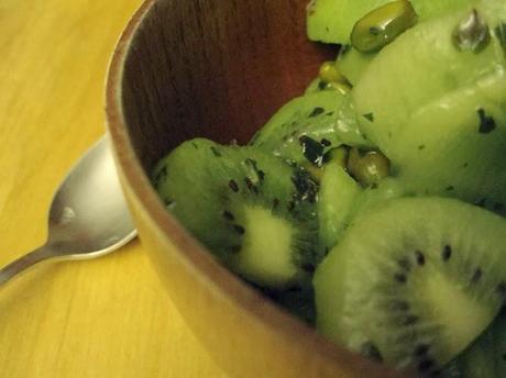 Salade de kiwi aux pistaches