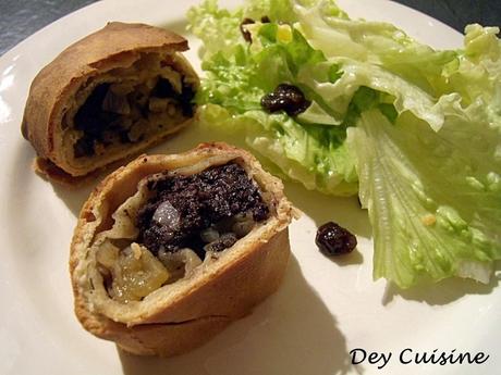 Strudel boudin noir & pomme - Atelier à 4 mains