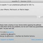 Jailbreak iOS 7 : Evasi0n 7 1.0.4 corrige des problèmes de sécurité Evasi0n-7-1.0.4
