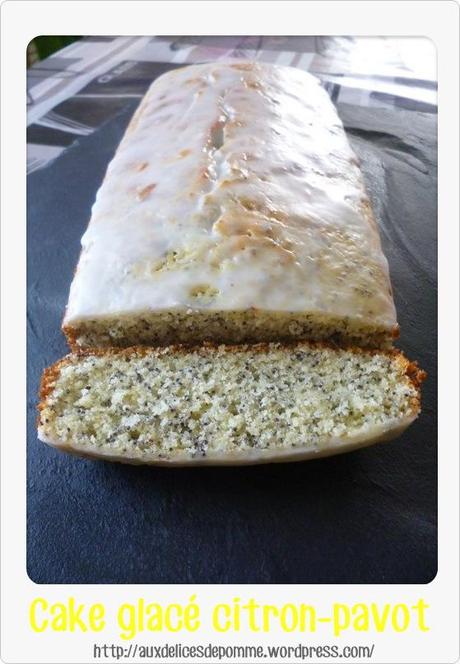 Cake glacé citron-pavot Cake citron pavot