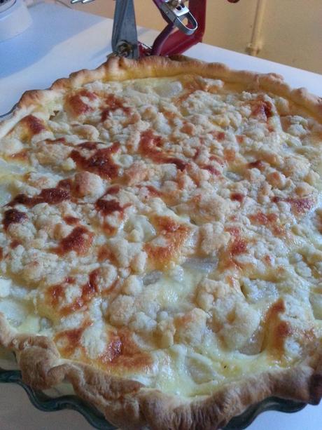 Tarte poire, mascarpone Tarte poire, mascarpone