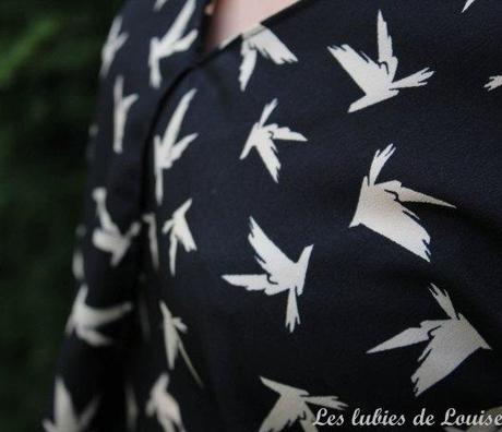Ma petite robe non assumée {couture} Robe oiseaux en plein vol - les lubies de Louise- (1)