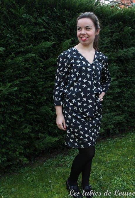 Ma petite robe non assumée {couture} Robe oiseaux en plein vol - les lubies de Louise- (6)