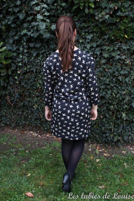 Ma petite robe non assumée {couture} Robe oiseaux en plein vol - les lubies de Louise- (2)
