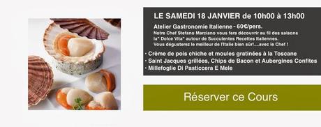 LES BONS PLANS DU MOMENT http://www.latelierculinaireetvous.com/2010/10/reservez-un-cours-de-cuisine.html