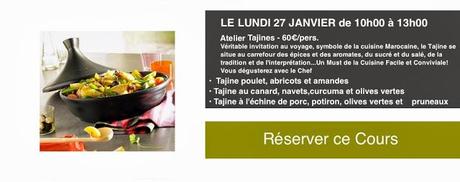 LES BONS PLANS DU MOMENT http://www.latelierculinaireetvous.com/2010/10/reservez-un-cours-de-cuisine.html