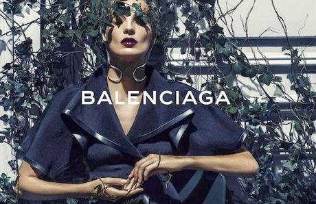 Daria Werbowy rafle avec Mango la campagne Balenciaga...
