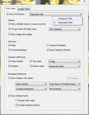 Logiciel : les options du mode grille de Lightroom Library-Grid-View-Options