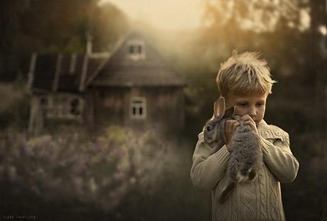 20 photos sensationnelles d'un enfant russe à la ferme