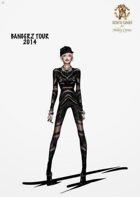 Pour son Bangerz Tour, Miley Cyrus sera habillée en Roberto Cavalli...