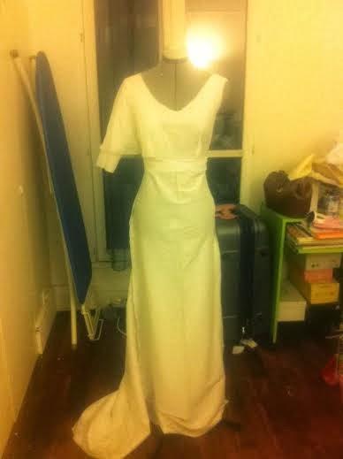 Les débuts de la robe 1910 : la toile v1 Les débuts de la robe 1910 : la toile v1