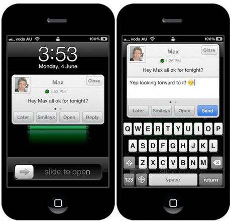 Couria, l'autre App SMS sur iPhone Jailbreak
