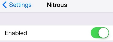 Nitrous iOS7