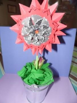 Bricolage fleur pour une déco SAM0158