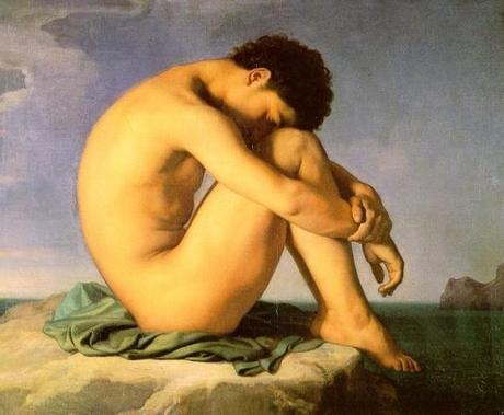 Flandrin,_Hippolyte_(1805-1864)_-_Jeune_homme_nu_assis.._1855_-_Louvre