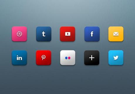 20 sets d’icônes de réseaux sociaux 20
