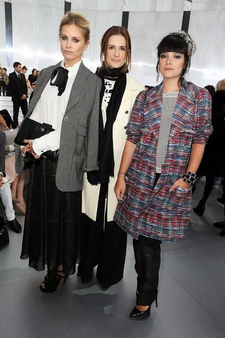 Le front row du défilé Chanel Haute Couture, soooooo chic comme toujours...