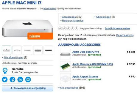 Mac Mini : sortie dun nouveau modèle pour fin février ? mac mini haswell be