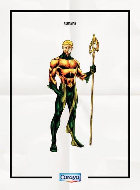 aquaman En 2014 les marques changent leur mascotte : place aux super-héros !