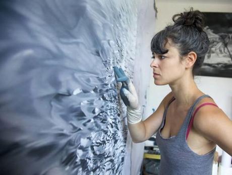 Talent à suivre: Zaria Forman et ses icebergs de pastel.