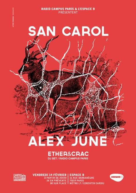 Radio Campus Party 14.02 // SAN CAROL + ALEX JUNE @ Espace B 1402-radiocampus-A4-72DPI