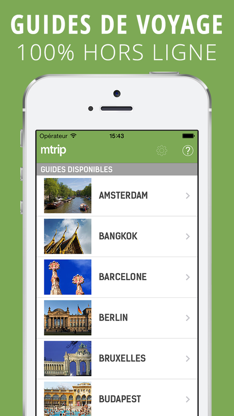 Nouvelle version majeure des Guides de Voyage mTrip pour iPhone et Android Toutes vos destinations dans une seule app