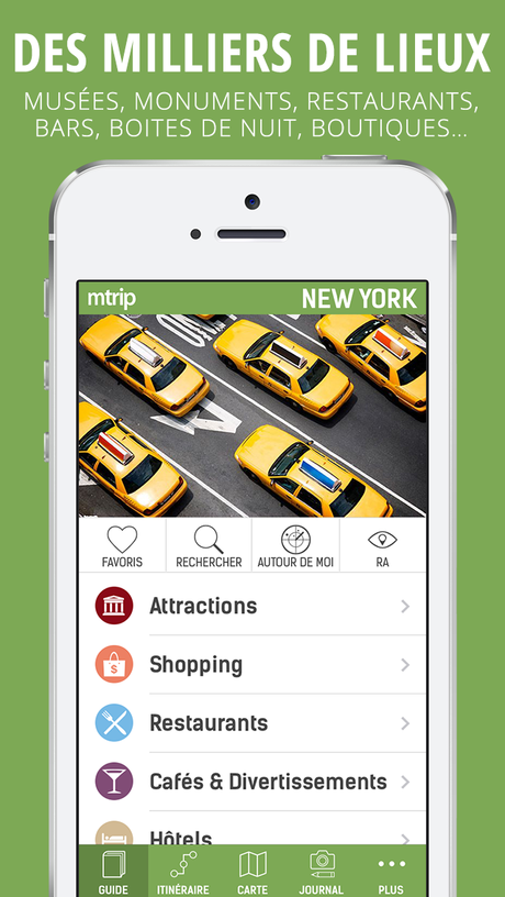 Nouvelle version majeure des Guides de Voyage mTrip pour iPhone et Android Guides de voyage avec des millers de lieux
