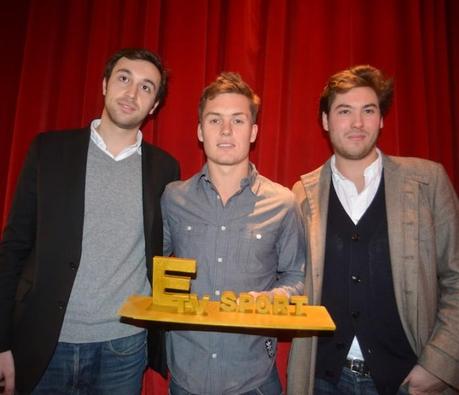 Tom Boon, vainqueur du E-TV Sport Award du sportif belge le plus stylé de 2013