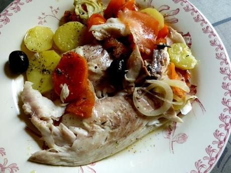 Filets de dorade grise au four P1120361