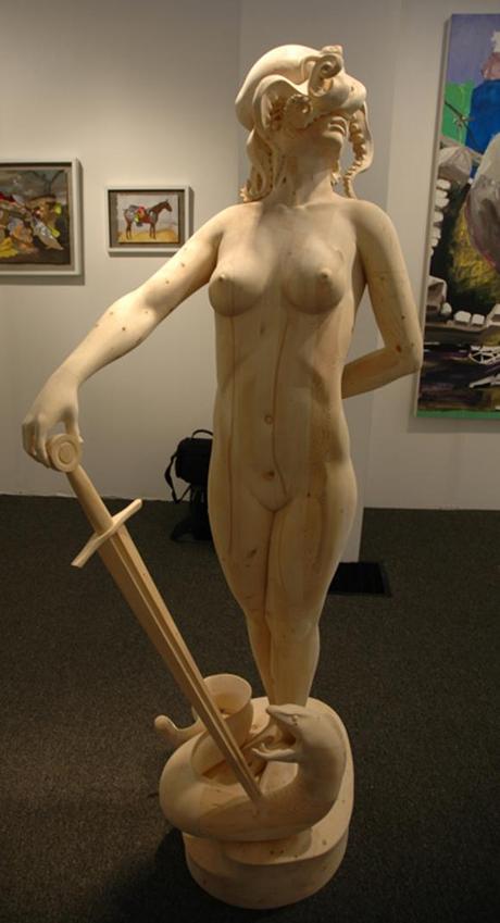 Morgan Herrin – Ada gallery / Wood sculptures