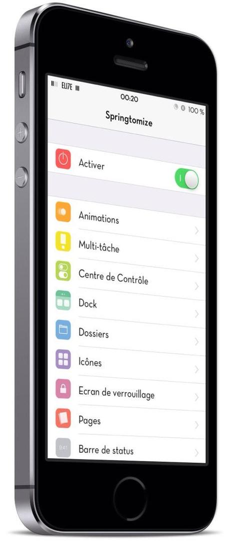 Je vous propose de découvrir le tweak : Springtomize3 20140127-080335.jpg