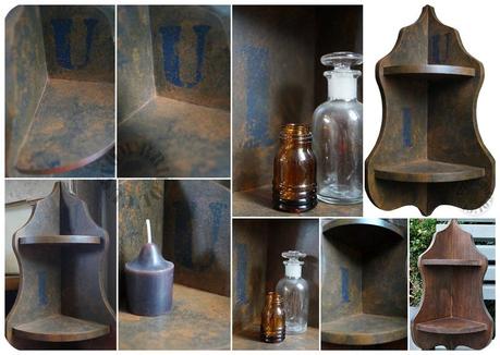 Au coin! Encoignure effet rouille - montage