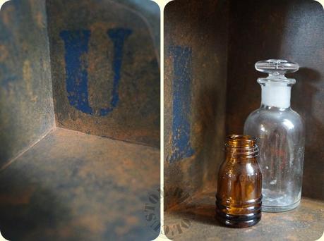 Au coin! Encoignure effet rouille - Détails