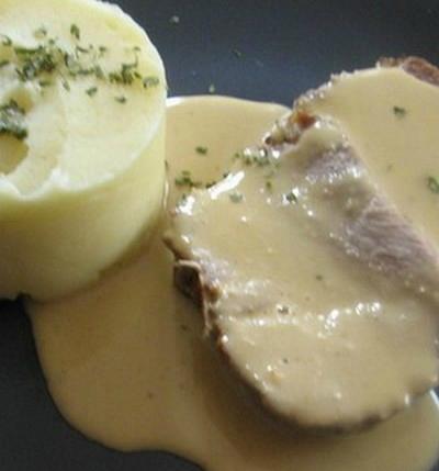 Rôti de porc sauce au camembert roti de porc sauce camembert1