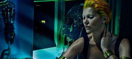 Mode : Kate Moss, égérie de la campagne printemps-été 2014 Alexander McQueen