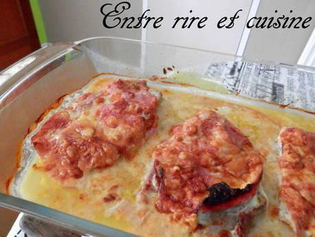 Escalopes de Veau au Jambon fumé et au Comté (au four) P1150125 sur Imagesia