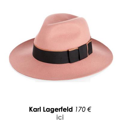 QUE PIQUER DANS L’ARMOIRE DE SON HOMME ? chapeau karl lagerfeld