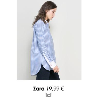 QUE PIQUER DANS L’ARMOIRE DE SON HOMME ? chemise zara