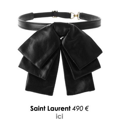 QUE PIQUER DANS L’ARMOIRE DE SON HOMME ? cravate saint leurent