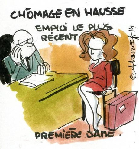 Chômage encore en hausse imgscan contrepoints 2014618