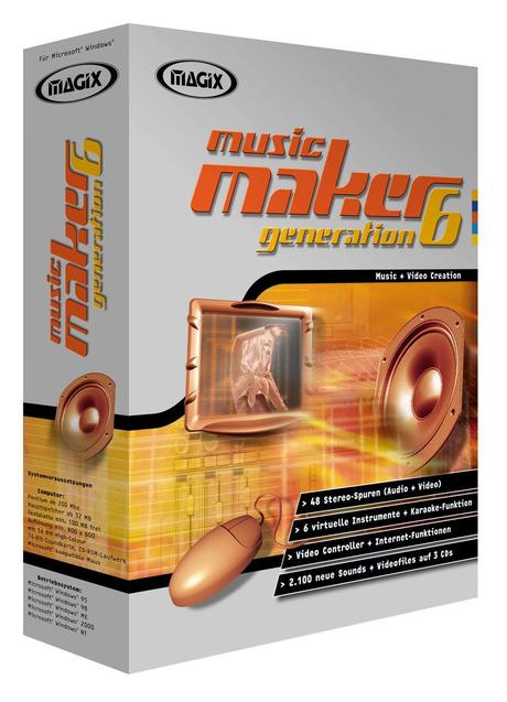Music Maker G6 Packshot Mon 1er MAGIX   Marco Castelli
